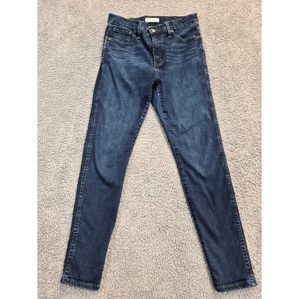 Madewell Jeans Women's Size 29 10" Blue High-Rise Skinny (0621)